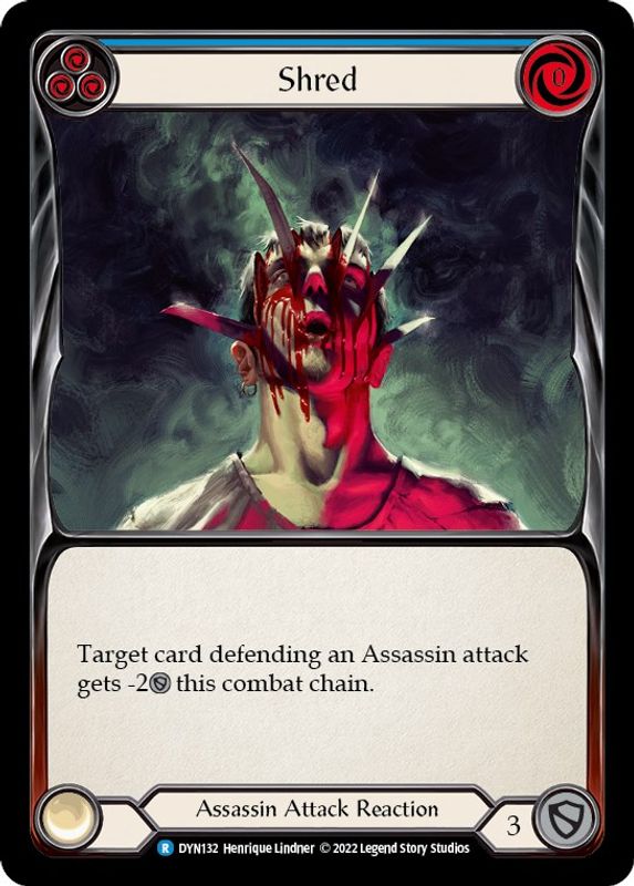 Shred (Blue) - DYN132 - Rare