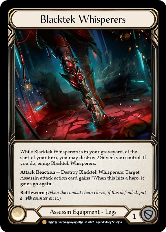 Blacktek Whisperers - DYN117 - Legendary