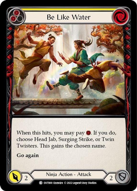 Be Like Water (Yellow) - OUT069 - Common