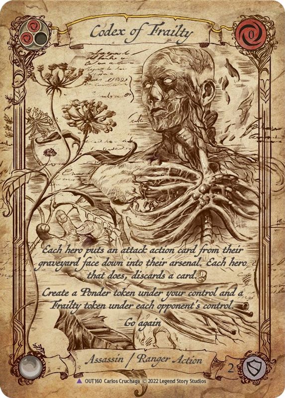 Codex of Frailty (Marvel) - OUT160 - Marvel