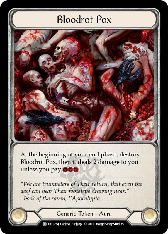 Bloodrot Pox - OUT234 - Token