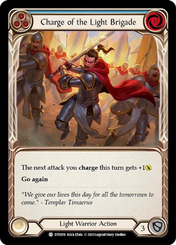 Charge of the Light Brigade (Blue) - DTD074 - Common