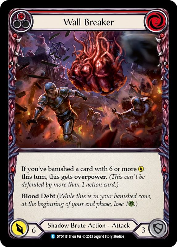 Wall Breaker (Red) - DTD115 - Rare