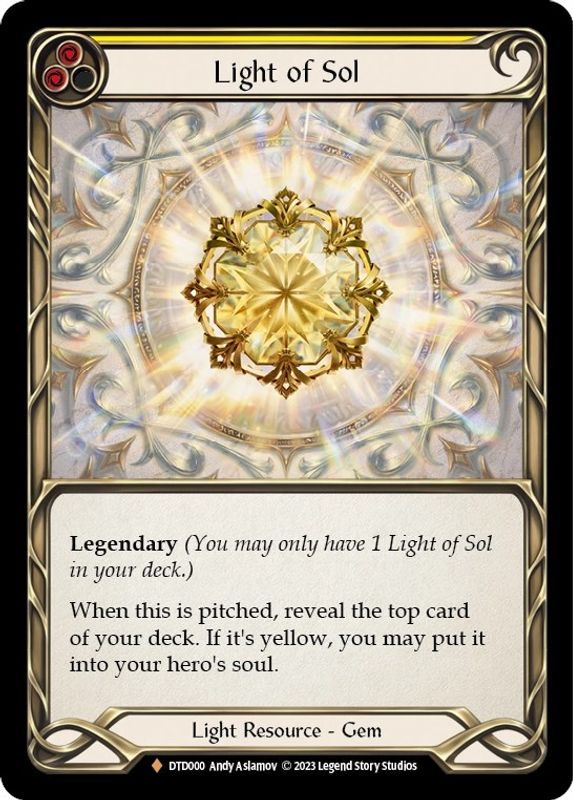 Light of Sol - DTD000 - Fabled
