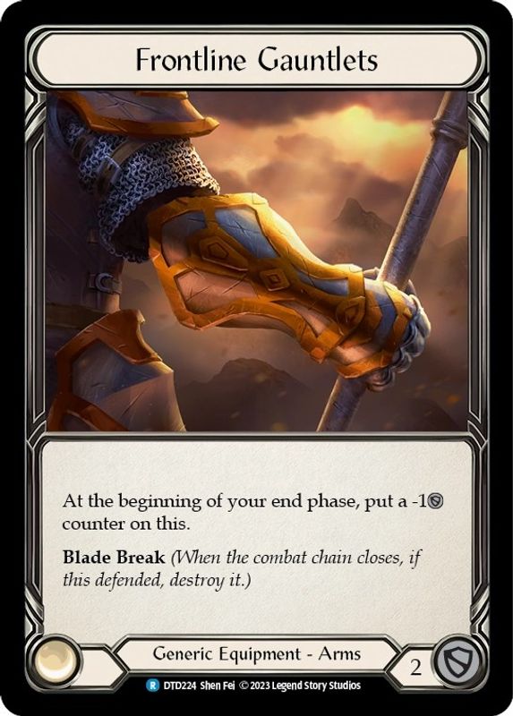 Frontline Gauntlets - DTD224 - Rare