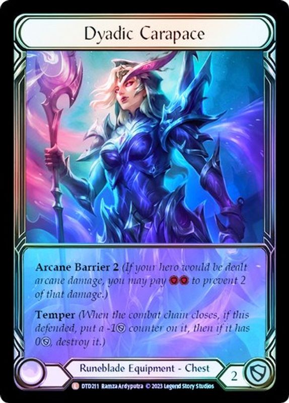 Dyadic Carapace (Extended Art) - DTD211 - Legendary