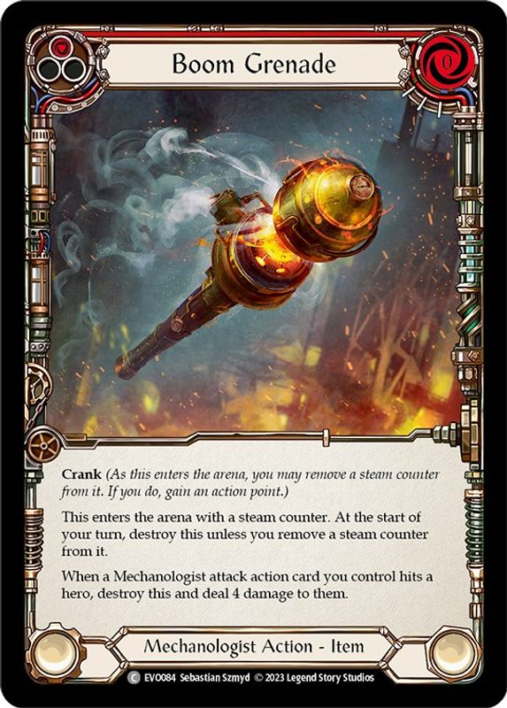 Boom Grenade (Red) - EVO084 - Common