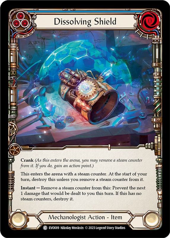 Dissolving Shield (Blue) - EVO089 - Common