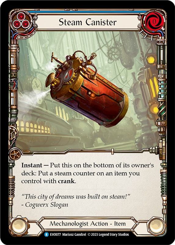 Steam Canister - EVO077 - Rare