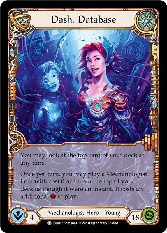 Dash, Database // Teklo Leveler - EVO002//EVO009 - Token