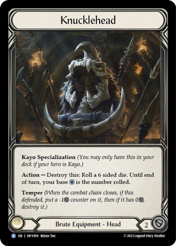 Knucklehead - HVY009 - Rare