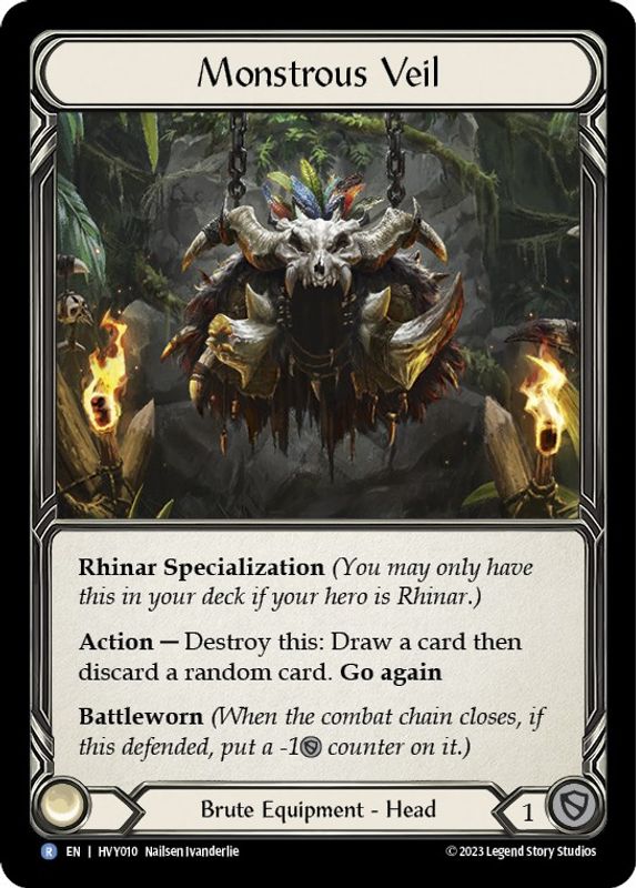 Monstrous Veil - HVY010 - Rare