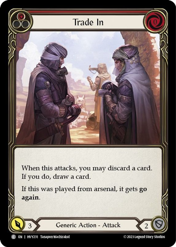 Trade In (Red) - HVY231 - Common