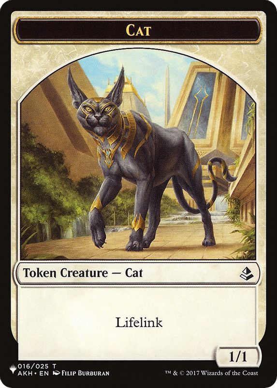 Cat (016) // Dog Double-Sided Token - 16 // 10 - Token