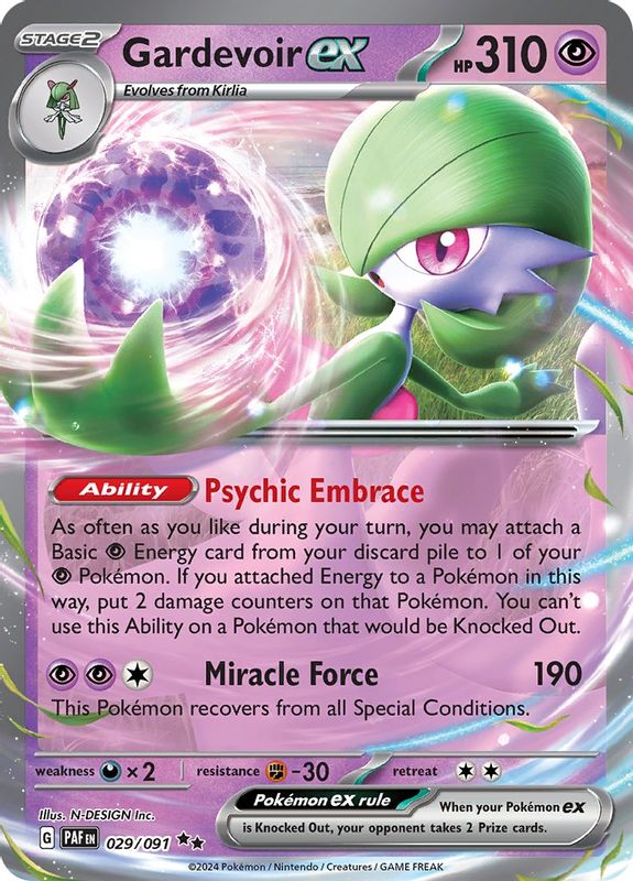 Gardevoir ex - 029/091 - 029/091 - Double Rare