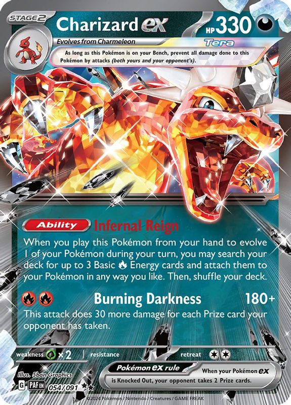 Charizard ex - 054/091 - 054/091 - Double Rare