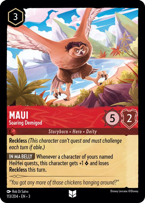 Maui - Soaring Demigod - 113//204 - Uncommon