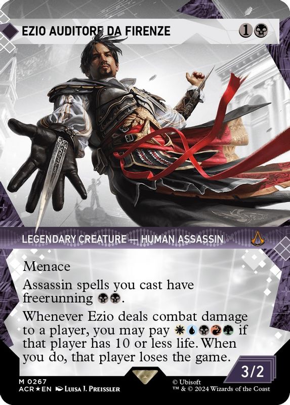 Ezio Auditore da Firenze (Showcase) (Textured Foil) - 267 - Mythic