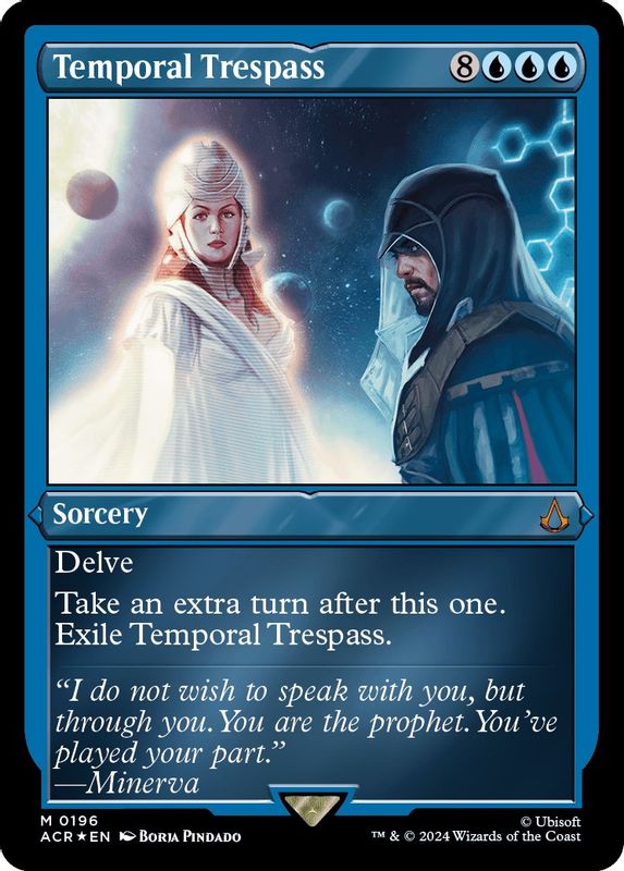 Temporal Trespass (Foil Etched) - 196 - Mythic