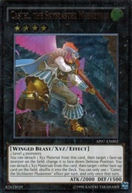 Castel, the Skyblaster Musketeer - AP07-EN002 - Ultimate Rare